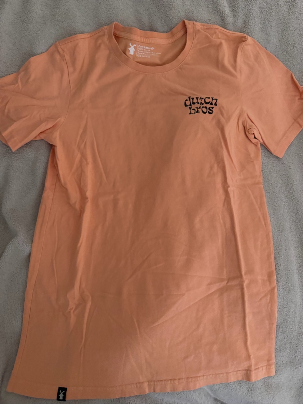Men’s Dutch Bros Short Sleeve Tee - Peach
